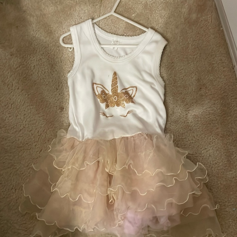 Kids unicorn dress